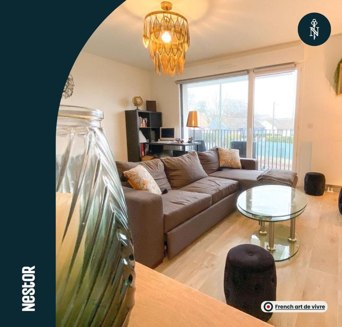 La Casa Moderna — Quiet, Modern Apartment Caen Bagian luar foto